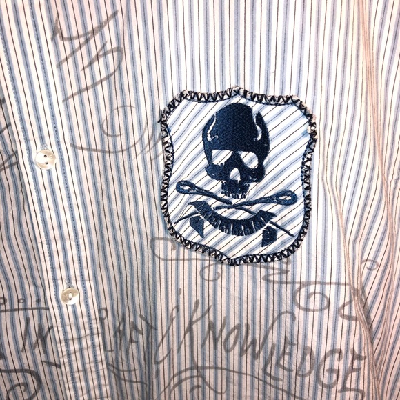 Marc Ecko Hilfiger Button Down Dress Shirt Vintage - Picture 3 of 6